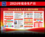 2024年安全生产月展板