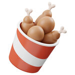 卡通鸡腿图片  透明层