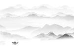 高端 人气中式山水 TIF分层