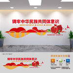 共同体意识党建文化墙