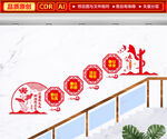 廉政楼梯文化墙
