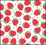 草莓 数码印花图片