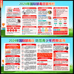 2024年国际禁毒日展板