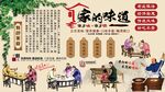 家的味道背景墙
