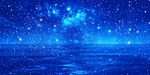 蓝色星空星河