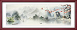 意境水墨山水画