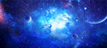 蓝色璀璨星空 