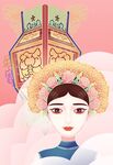 簪花女孩