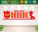 永远跟党走文化墙