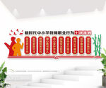 中小学教师职业行为十项准则展板