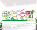 班级学习园地文化墙展板