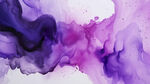 紫色水彩水墨画背景