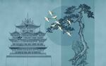 新中式背景墙 