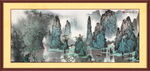 山水风景画装饰画 