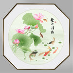 国画荷花 