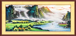 国画山水画装饰画       