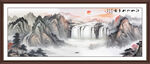 工笔国画山水