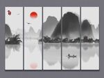 水墨山水画