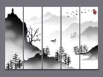 水墨山水画