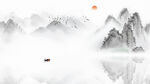 简约新中式水墨山水