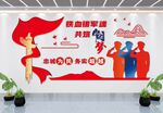 八一建军节军队文化墙