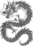 中国龙矢量图
