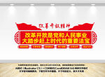 改革开放精神文化墙