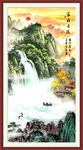 泰山日出国画