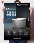 智能马桶卖点海报