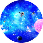 圆形星空