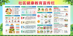 社区健康教育宣传栏
