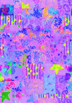 扎染爆款花