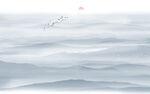 水墨山水图