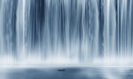 流水生财山水