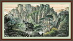 中国画山水 