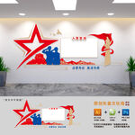 入警誓词党建文化墙