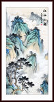 山水国画风景