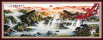 聚宝盆风水画