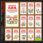 中国梦文化展板