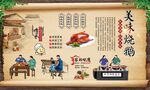 烧鹅背景墙 