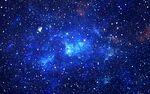 蓝色星空背景墙