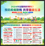 全国残疾预防宣传栏