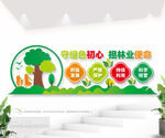 林业宣传文化墙图片