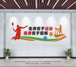 健身房文化墙