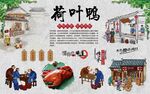 荷叶鸭
