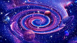 星空宇宙旋涡星球星系太空