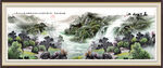 国画山水风景江山如画
