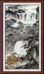 山水风景画 