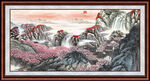山水风景画 