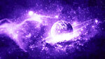 紫色梦幻星空